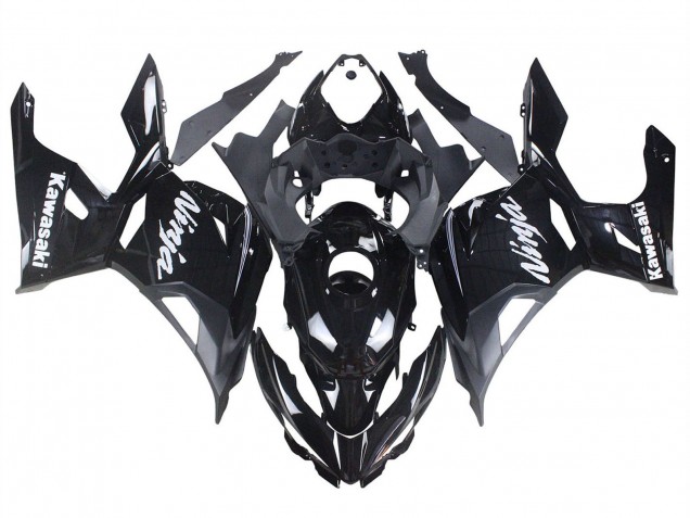 Comprar Carenados Moto Kawasaki Ninja 400 2018-2024 - Negro Brillante Negro Mate Blanco Calcomanías
