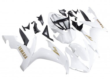 Comprar Carenados Moto Yamaha YZF 1000 R1 2004-2006 - Blanco Oro Calcomanías