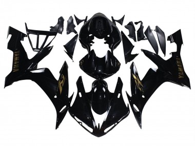 Comprar Carenados Moto Yamaha YZF 1000 R1 2004-2006 - Negro Brillante Oro Calcomanías