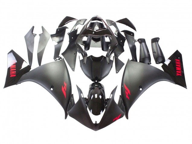 Comprar Carenado Moto Yamaha YZF 1000 R1 2009-2011 - Negro Mate Rojo Calcomanía