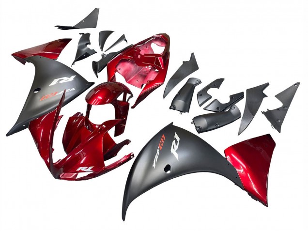 Comprar Carenados Moto Yamaha YZF 1000 R1 2009-2011 - Rojo Negro Mate