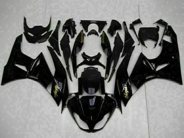 Comprar Carenados Moto Kawasaki ZX6R 2009-2012 - Negro Brillante Oro Ninja