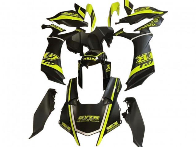 Comprar Carenados Moto Yamaha YZF 1000 R1 2020-2025 - Negro Brillante Fluorescent Amarillo