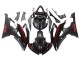 Comprar Carenados Moto Yamaha YZF 600 R6 2008-2016 - Negro Brillante Negro Mate Rojo Raya