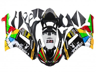 Comprar Carenados Moto Kawasaki ZX6R 2007-2008 - Vistoso Playboy 223