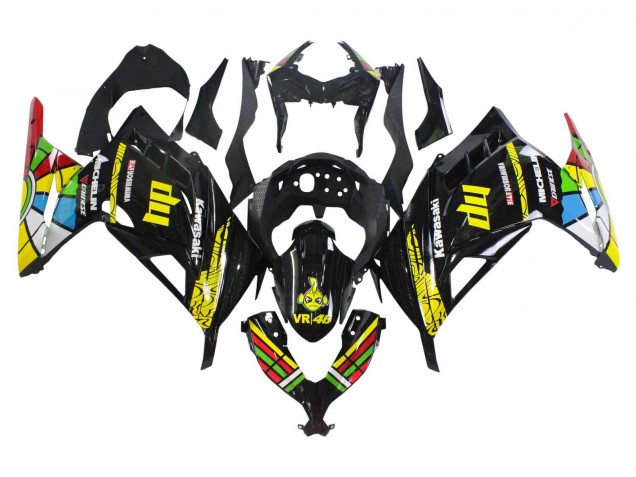Comprar Carenados Moto Kawasaki EX300 2013-2024 - Negro Brillante Amarillo Rojo Verde Azul Blanco