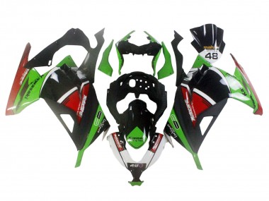 Comprar Carenados Moto Kawasaki EX300 2013-2017 - Verde Blanco Rojo Negro Elf