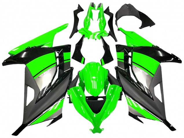 Comprar Carenados Moto Kawasaki EX300 2013-2017 - Verde Plata Negro