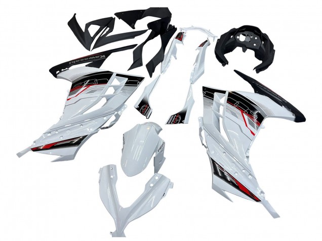 Comprar Carenados Moto Kawasaki EX300 2013-2017 - Blanco Rojo Negro