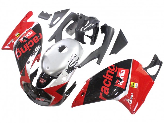 Comprar Carenados Moto Aprilia RS125 2000-2005 - Rojo Negro Plata Carrera