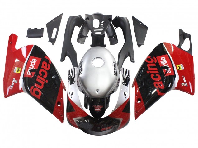 Comprar Carenados Moto Aprilia RS125 2000-2005 - Rojo Negro Plata Carrera