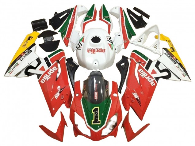 Comprar Carenados Moto Aprilia RS125 2006-2011 - Blanco Rojo Verde