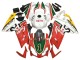 Comprar Carenados Moto Aprilia RS125 2006-2011 - Blanco Rojo Verde