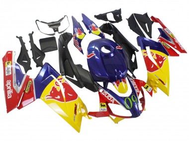 Comprar Carenados Moto Aprilia RS125 2006-2011 - Amarillo Azul Oscuro Rojo Bull