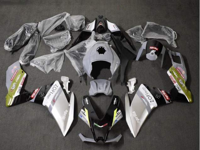 Comprar Carenados Moto Aprilia RS4 50 125 2012-2018 - Blanco Plata Gris Negro