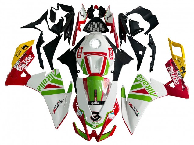 Comprar Carenado Moto Aprilia RS4 50 125 2012-2018 - Blanco Rojo Verde Amarillo Alitalia