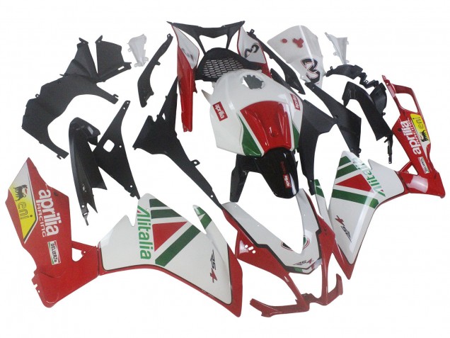 Comprar Kits Carenado Moto Aprilia RS4 50 125 2012-2018 - Blanco Rojo Verde Amarillo Alitalia