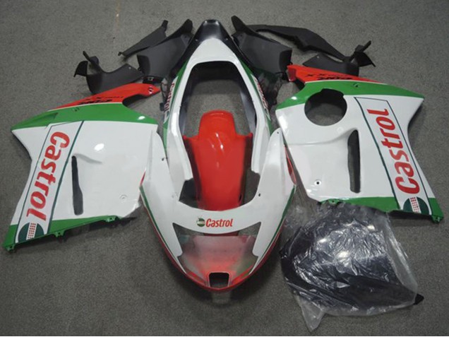 Comprar Carenados Moto Honda CBR1100XX Blackbird 1996-2007 - Blanco Rojo Verde Castrol