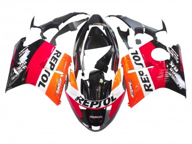 Comprar Carenados Moto ABS Honda CBR1100XX Blackbird 1996-2007 - Naranja Blanco Rojo Negro Brillante Repsol