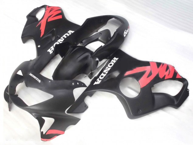 Comprar Carenados Moto Honda CBR600 F4 1999-2000 - Negro Mate Rosa Calcomanías