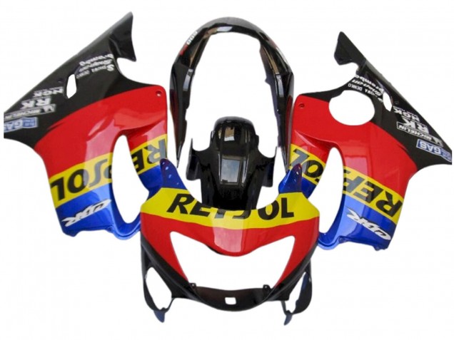 Comprar Carenados Moto Honda CBR600 F4 1999-2000 - Rojo Amarillo Azul Negro Brillante Repsol
