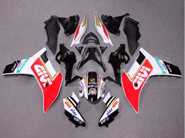 Comprar Carenados Moto Honda CBR600F 2011-2013 - Blanco Rojo Oro Negro Brillante Givi