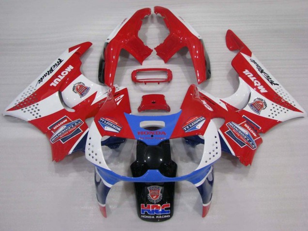 Comprar Carenados Moto Honda CBR900RR 893 1994-1995 - Blanco Rojo Azul Claro Motul