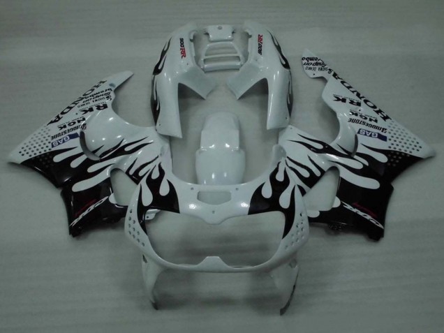 Comprar Carenados Moto Honda CBR900RR 893 1994-1995 - Blanco Negro Brillante Llama