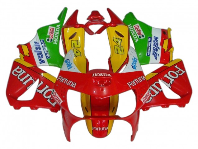 Comprar Carenados Moto Honda CBR900RR 919 1998-1999 - Rojo Amarillo Verde Blanco Fortuna Castrol