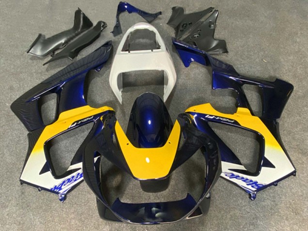 Comprar Carenados Moto Honda CBR900RR 929 2000-2001 - Blanco Amarillo Azul Oscuro