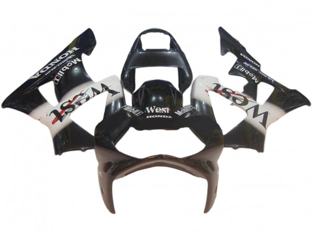 Comprar Carenados Moto Honda CBR900RR 929 2000-2001 - Negro Brillante Blanco West