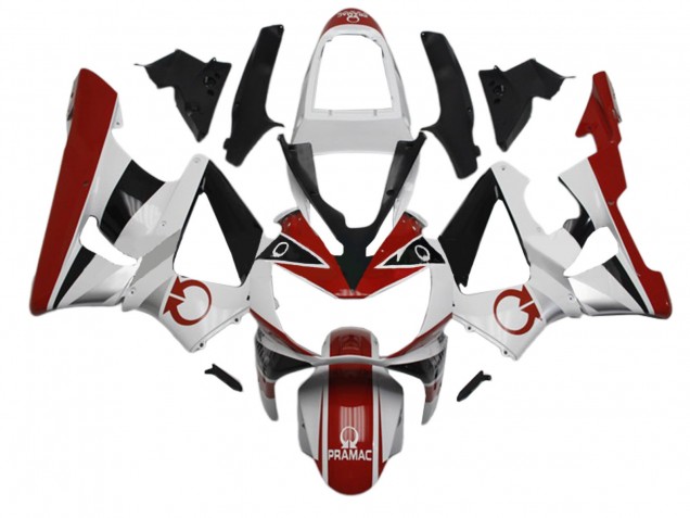 Comprar Carenados Moto Honda CBR900RR 929 2000-2001 - Blanco Rojo Negro Brillante Pramac