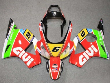 Comprar Carenados Moto Honda CBR900RR 954 2002-2003 - Blanco Rojo Amarillo Azul Verde Negro Elf Givi 6