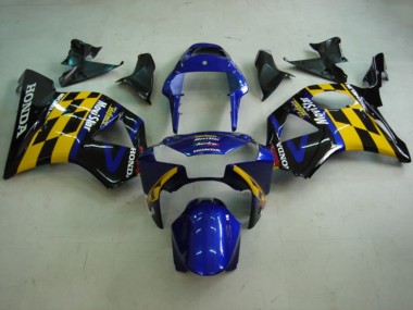 Comprar Carenados Moto Honda CBR900RR 954 2002-2003 - Azul Amarillo Negro Brillante Telefonica MoviStar Castrol