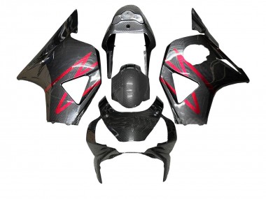 Comprar Carenados Moto Honda CBR900RR 954 2002-2003 - Negro FibraCarbono Rojo Raya