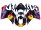 Comprar Carenados Moto Ducati 848/1098/1198 2007-2014 - Negro Brillante Amarillo Azul Rojo Bull