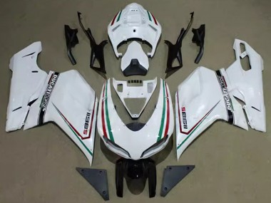 Comprar Carenados Moto Ducati 1198 2007-2014 - Blanco Rojo Verde Negro Corse