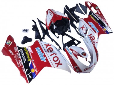 Comprar Carenados Moto Ducati 848/1098/1198 2007-2014 - Blanco Rojo Negro Brillante Valsir Xerox
