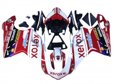 Comprar Carenados Moto Ducati 848/1098/1198 2007-2014 - Blanco Rojo Negro Brillante Valsir Xerox