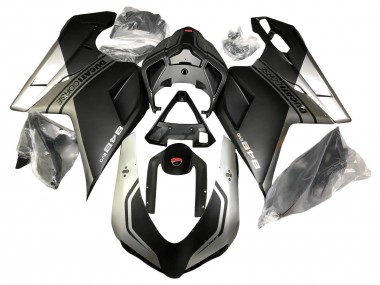 Comprar Carenados Moto Ducati 848 2007-2014 - Plata Negro Mate