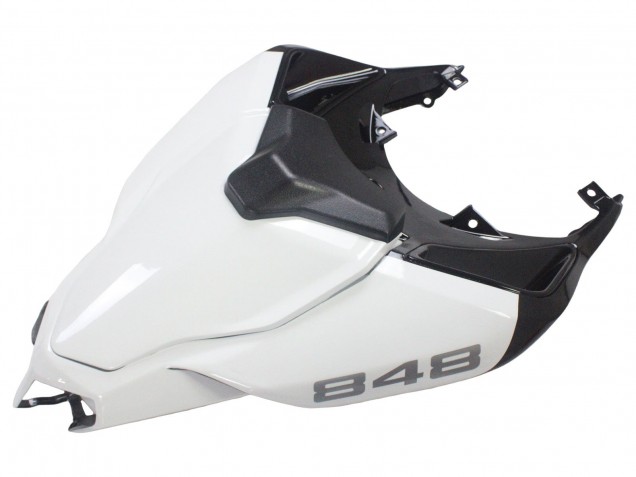 Comprar Carenados Moto Ducati 848/1098/1198 2007-2014 - Blanco Negro Brillante Corse