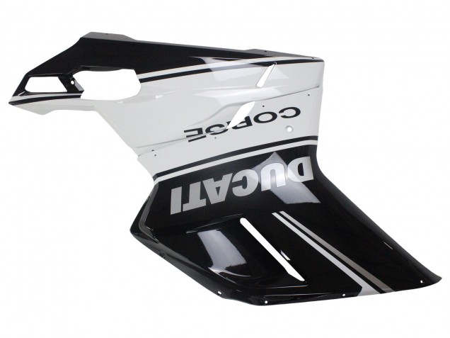 Comprar Carenados Moto Ducati 848/1098/1198 2007-2014 - Blanco Negro Brillante Corse