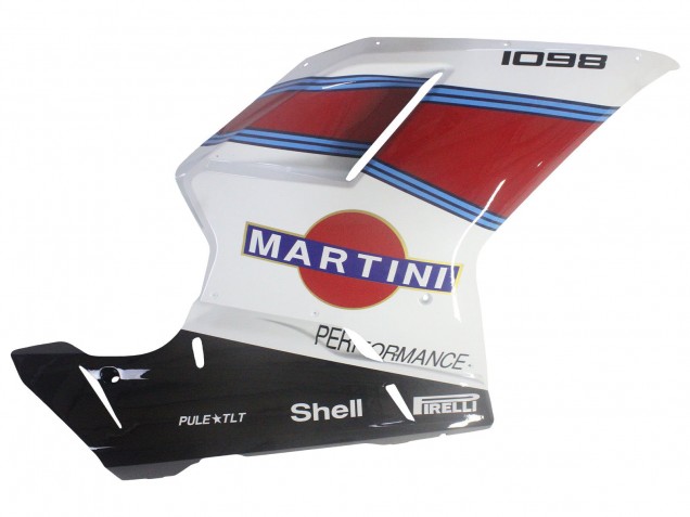 Comprar Carenados Moto Ducati 1098 2007-2014 - Blanco Rojo Azul Negro Brillante Martini