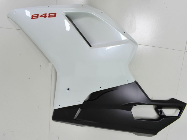 Comprar Carenados Moto Ducati 848 2007-2014 - Blanco Negro Mate