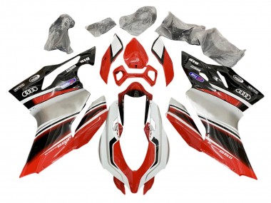 Comprar Carenados Moto Ducati 1199 2011-2014 - Plata Rojo Negro Brillante