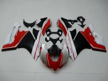 Comprar Carenados Moto Ducati 1199 2011-2014 - Blanco Rojo Negro Mate