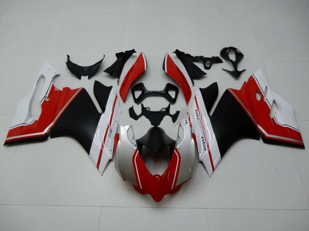 Comprar Carenados Moto Ducati 1199 2011-2014 - Blanco Rojo Negro Mate