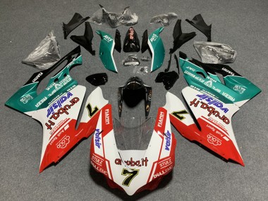 Comprar Carenados Moto Ducati Panigale 899/1199 2011-2014 - Blanco Rojo Verde Negro Brillante Avis Valsir 7