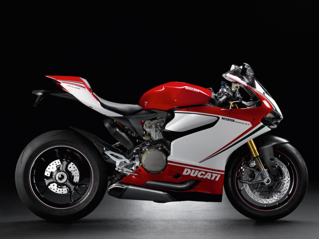 Comprar Carenados Moto Ducati 1199 2011-2014 - Blanco Rojo Verde Negro Brillante