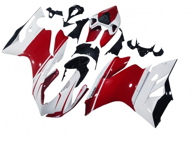 Comprar Carenados Moto Ducati 1199 2011-2014 - Blanco Rojo Negro Brillante